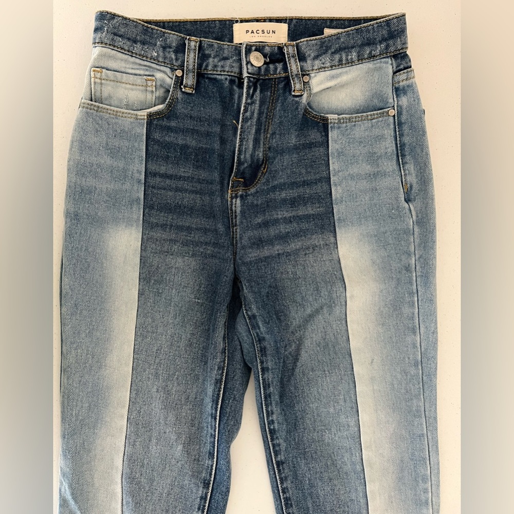 PACSUN Blue Two-Toned Vintage Icon Jeans Pacsun Women’s Size 25